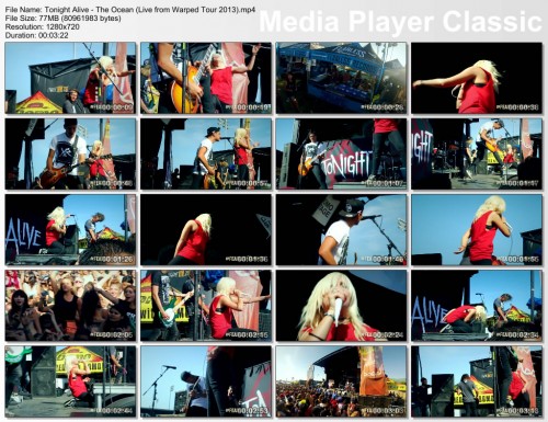 Tonight Alive - The Ocean (Live from Warped Tour 2013)