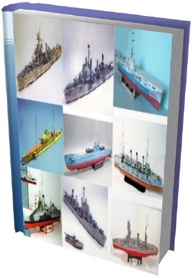 Cборник различных моделей кораблей из бумаги (57 шт. )