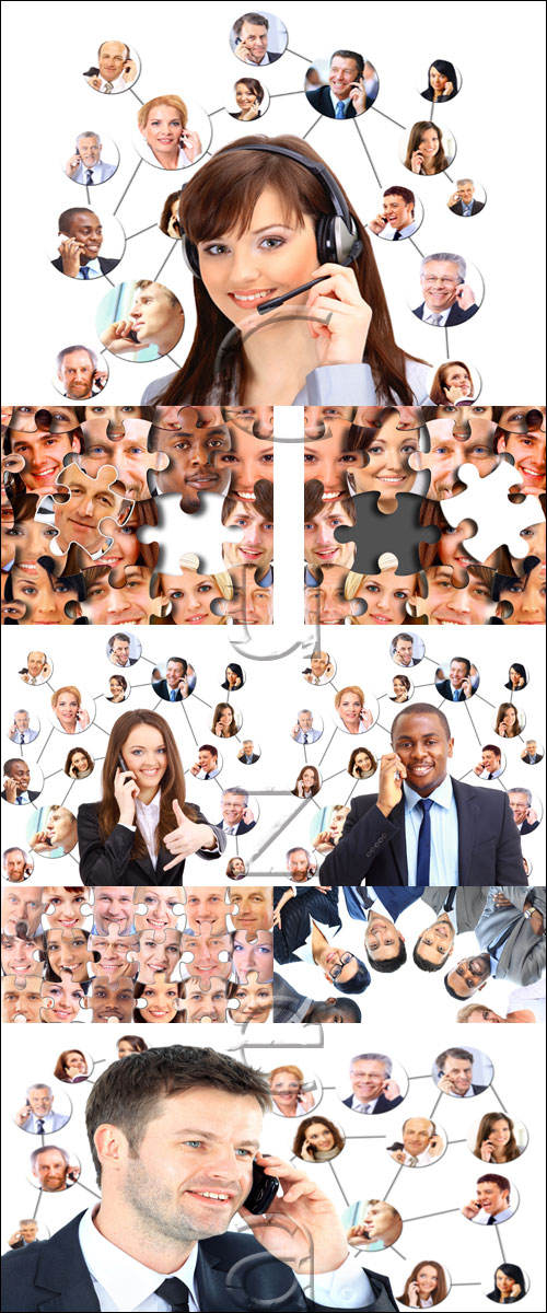   / People from call center - stock photo
