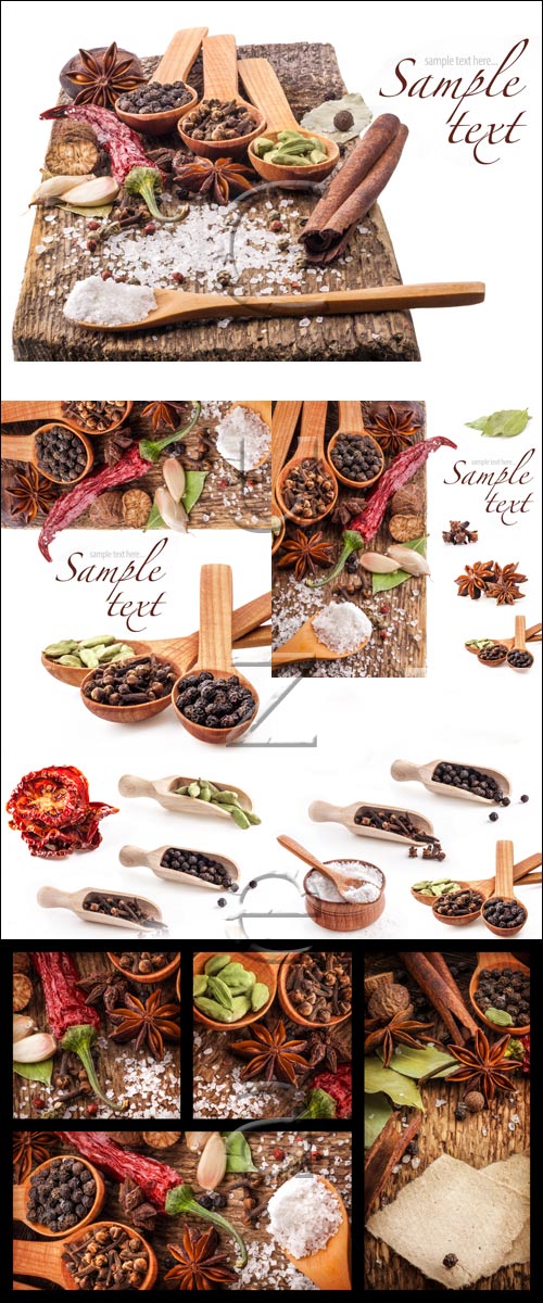 ,  3 / Spices, part 3 - stock photo