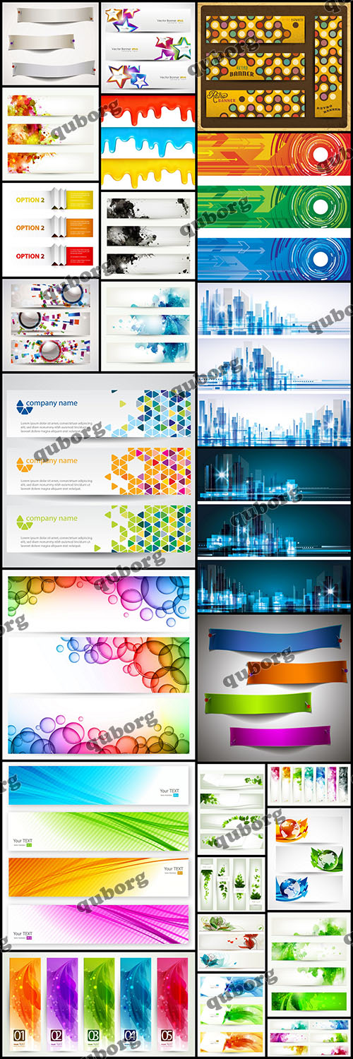 Stock Vector - Collection of Vector Banners 3