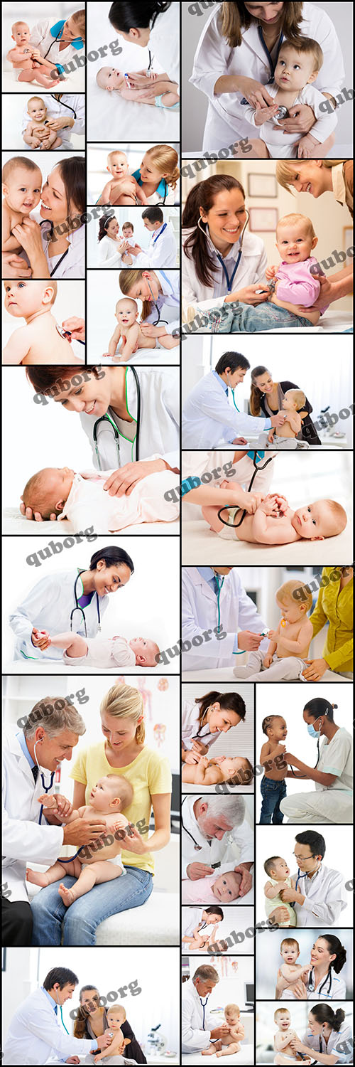 Stock Photos - Doctor With a Baby