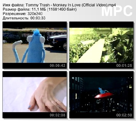 Tommy Trash - Monkey In Love (Official Video) mp4