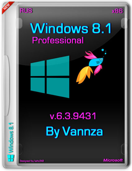 Windows 8.1 x86 Professional v.6.3.9431 by Vannza (RUS/2013)