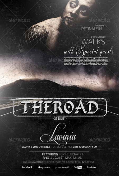 The Road Flyer Template
