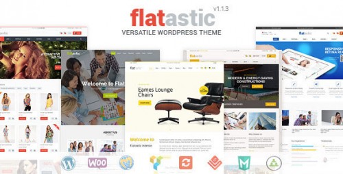 Nulled Flatastic v1.2.7 - Themeforest Versatile WordPress Theme photo